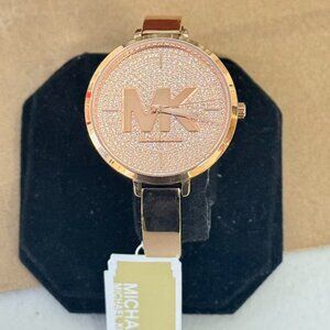 Michael Kors Charley MK4433 Ladies Watch With Rose Gold Dial